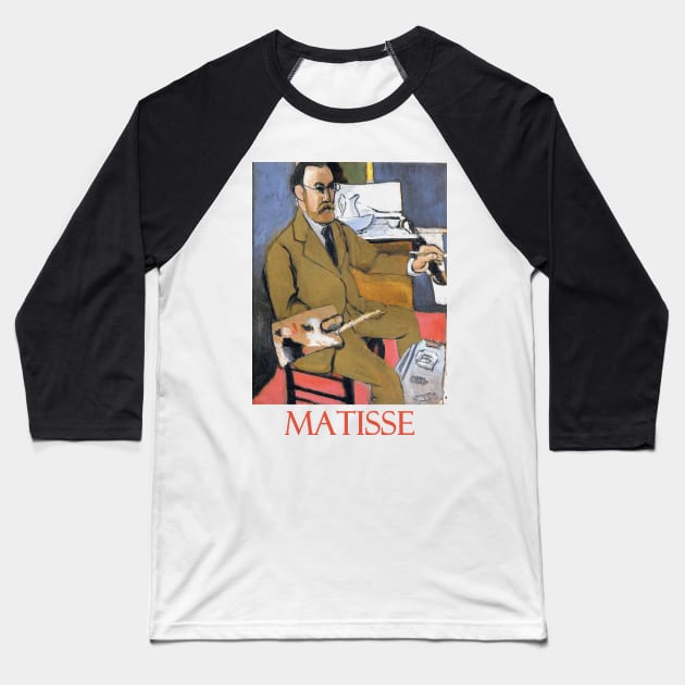 Self Portrait (1918) by Henri Matisse Baseball T-Shirt by Naves